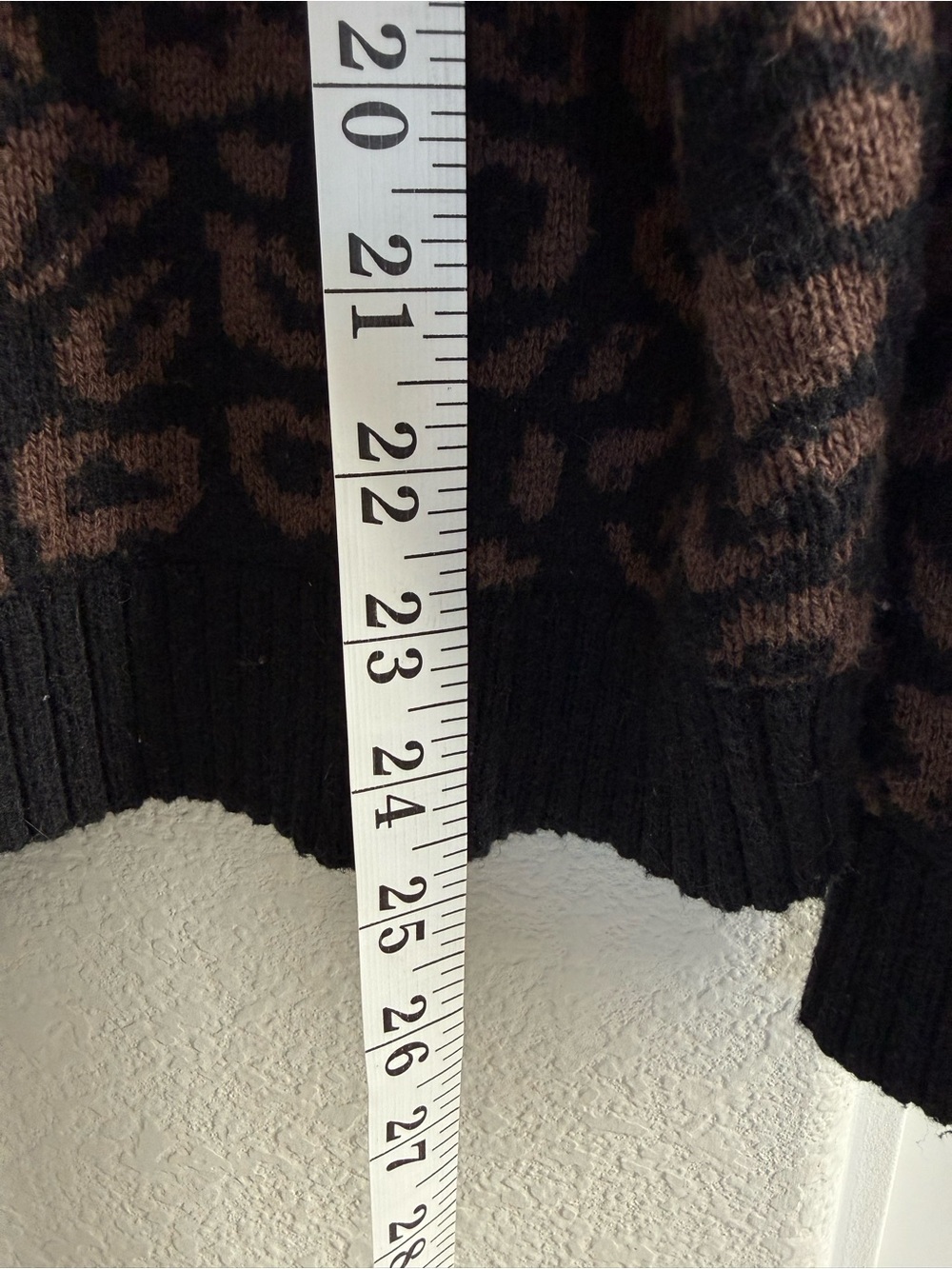 Free People Leopard Crewneck Sweater in Brown and Black - Picture 5 of 7
